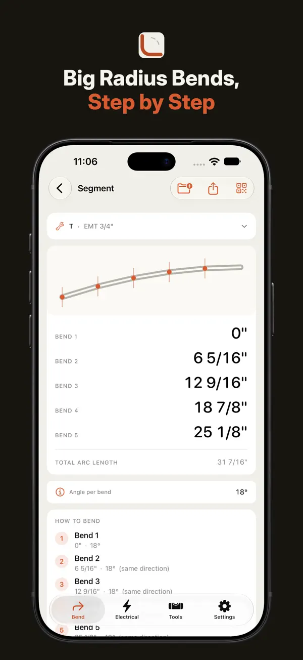 BendCraft Pro on iPhone, screenshot 4 of 6