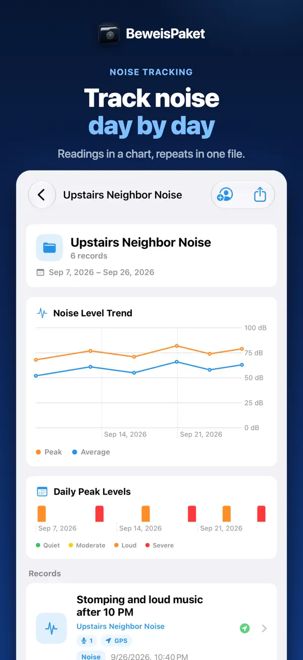 BeweisPaket on iPhone, screenshot 5 of 6