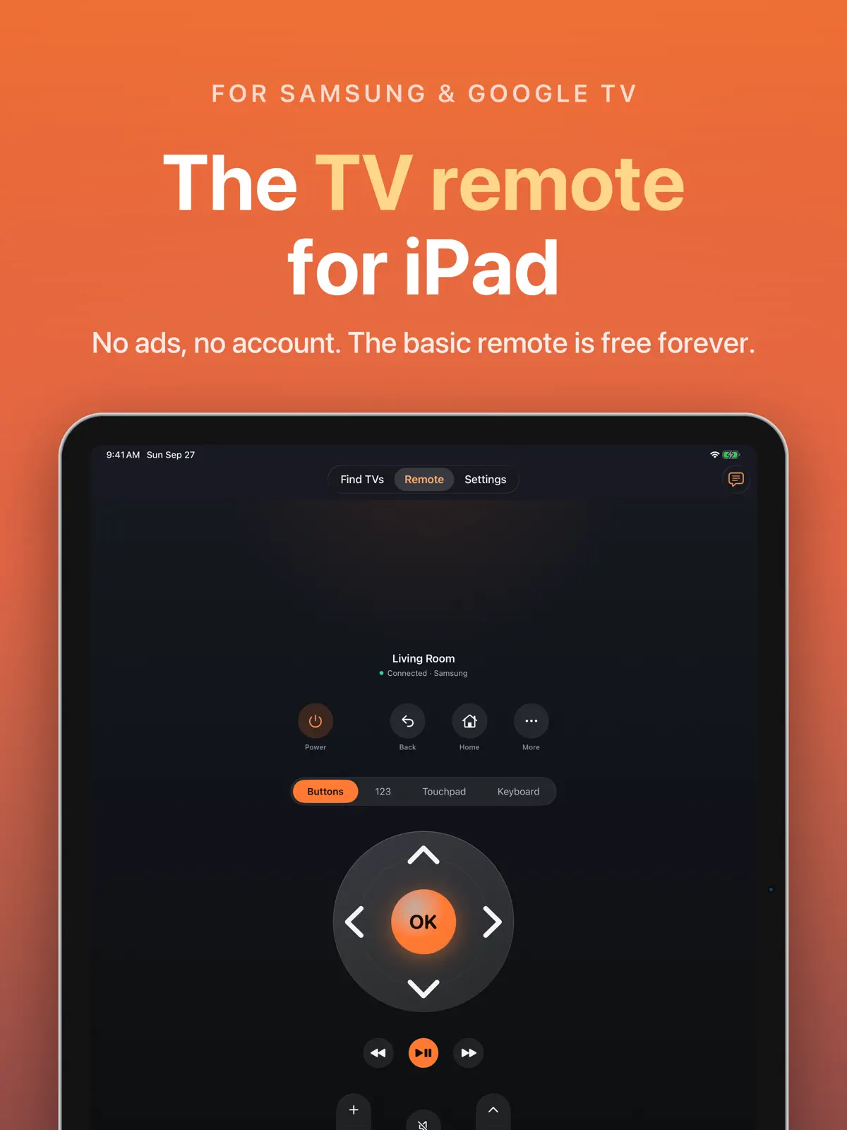 ChannelHop on iPad, screenshot 1 of 4
