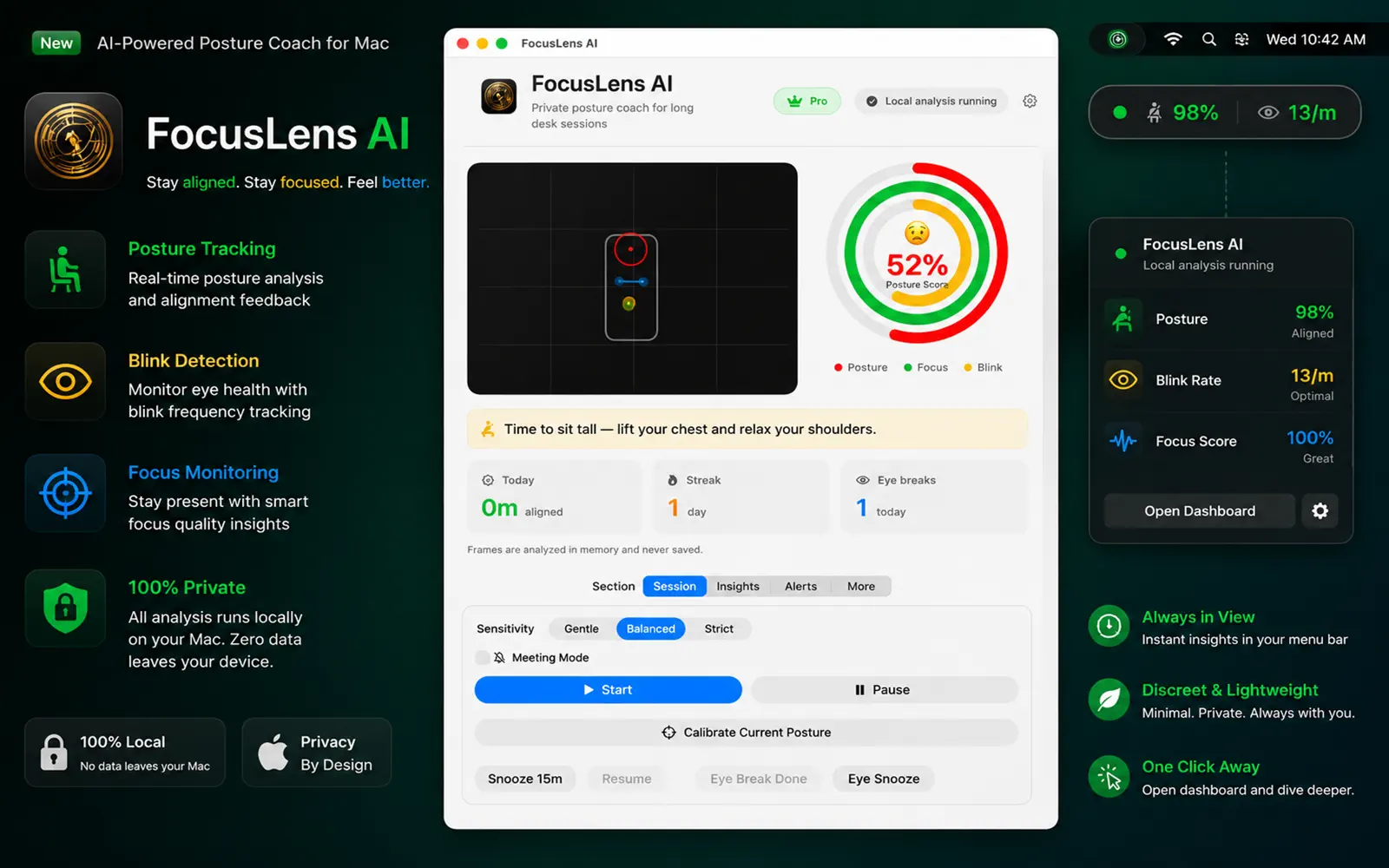 FocusLens on Mac, screenshot 2 of 4