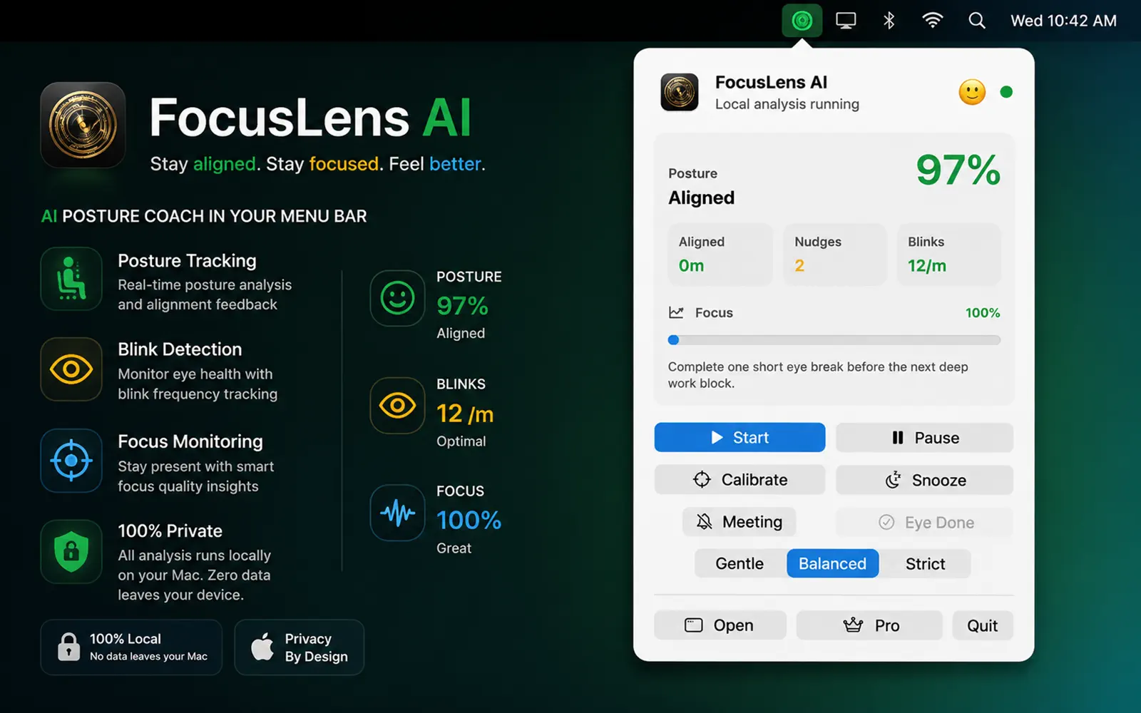 FocusLens on Mac, screenshot 3 of 4