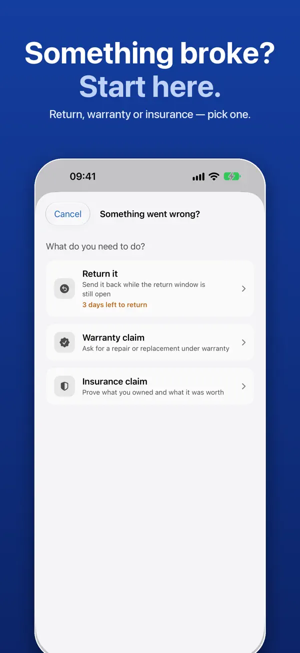 KeepSlip on iPhone, screenshot 4 of 5