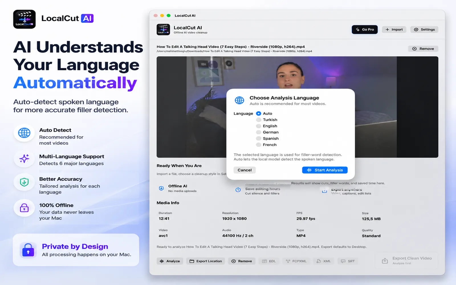 LocalCut AI Cleaner on Mac, screenshot 2 of 4