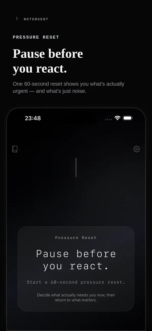 NotUrgent — iPhone ekran görüntüsü 1