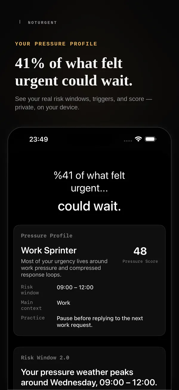 NotUrgent — iPhone ekran görüntüsü 4