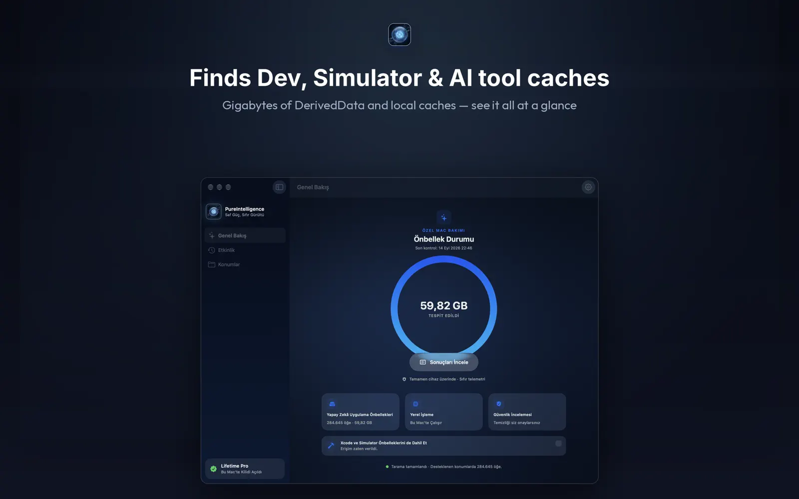 PureIntelligence on Mac, screenshot 1 of 4