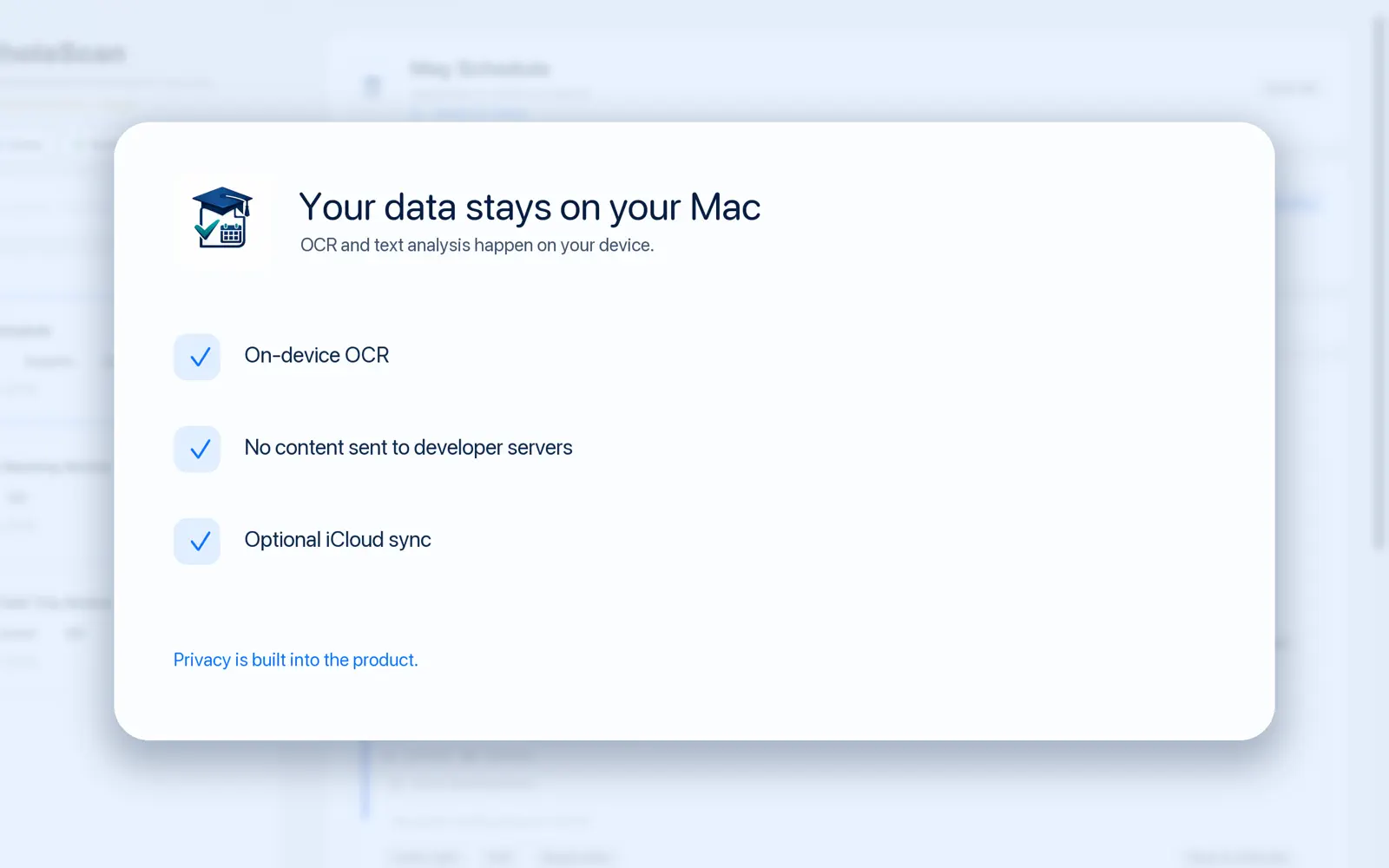 ScholaScan on Mac, screenshot 5 of 5