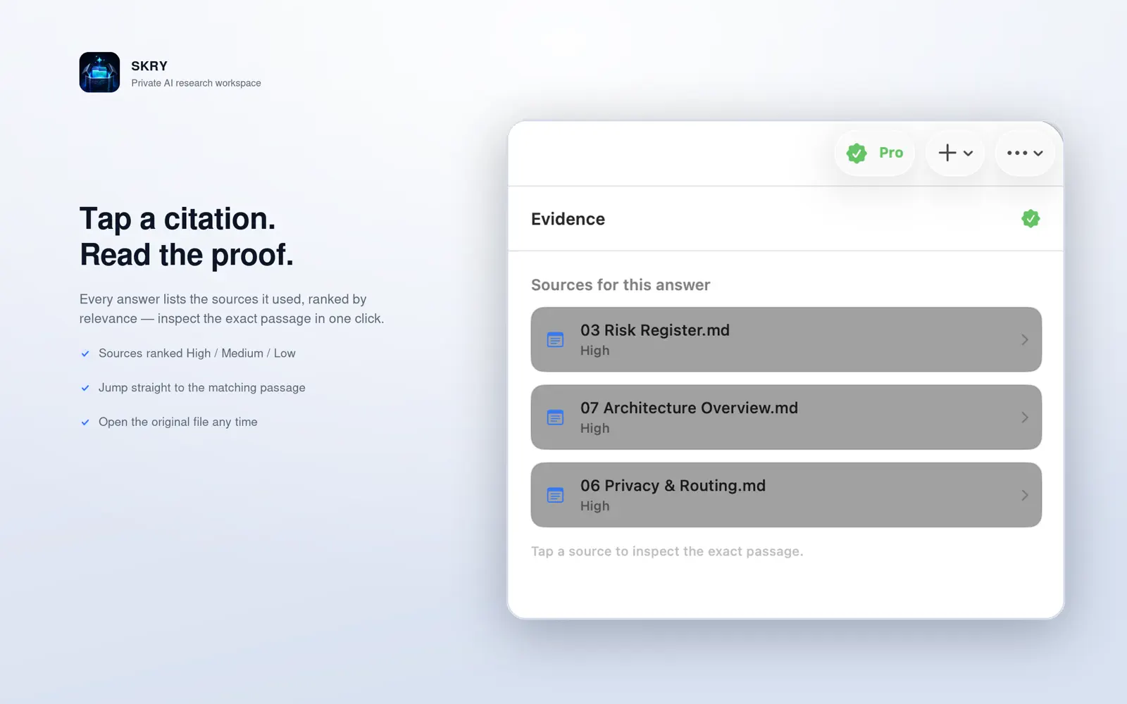 SKRY on Mac, screenshot 4 of 4