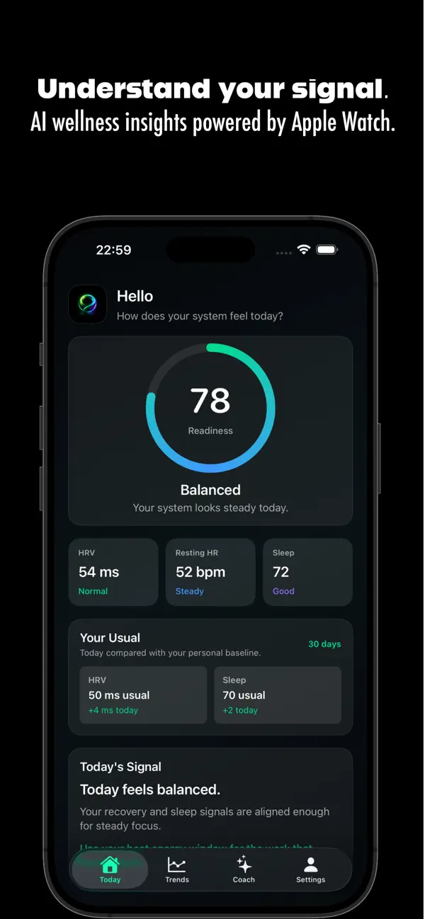 Syniq — iPhone ekran görüntüsü 1