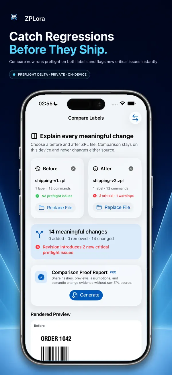 ZPLora on iPhone, screenshot 3 of 6