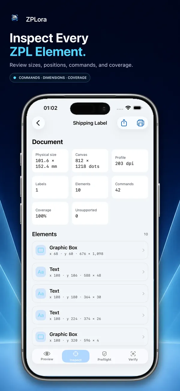 ZPLora on iPhone, screenshot 5 of 6