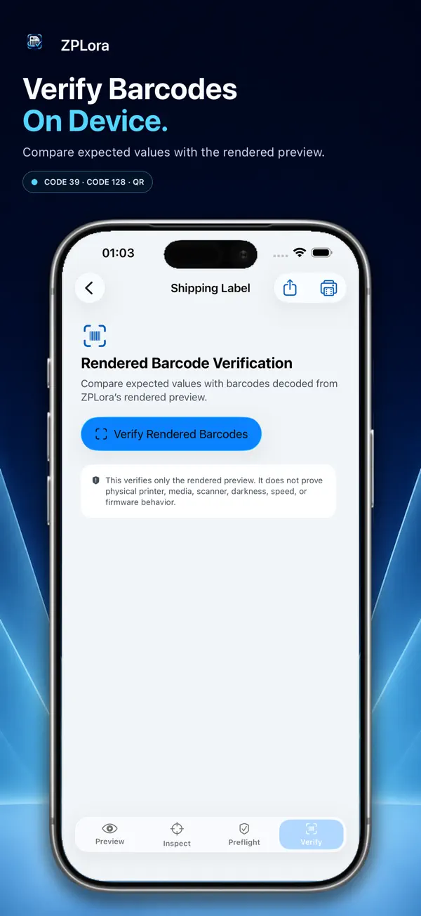 ZPLora on iPhone, screenshot 6 of 6
